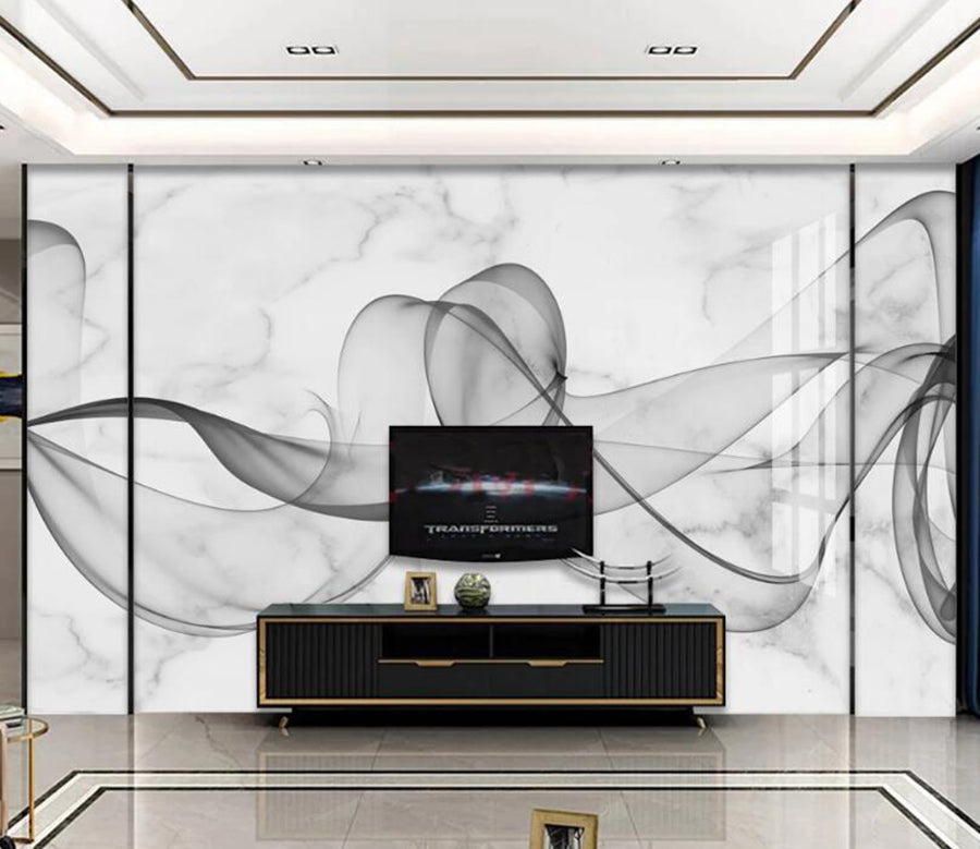 3D Ink Ribbon Flower 685 Wall Murals