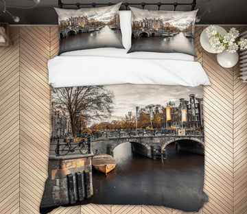 3D Stone Bridge 85138 Assaf Frank Bedding Bed Pillowcases Quilt
