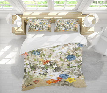 3D Flower Branch 8576 Beth Sheridan Bedding Bed Pillowcases Quilt