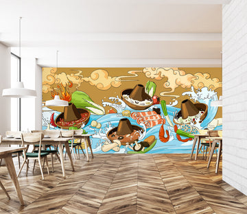 3D Washing Vegetables 1498 Wall Murals