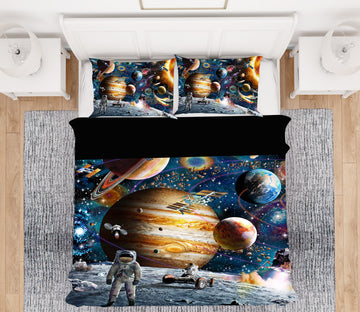 3D Color Planet 2105 Adrian Chesterman Bedding Bed Pillowcases Quilt