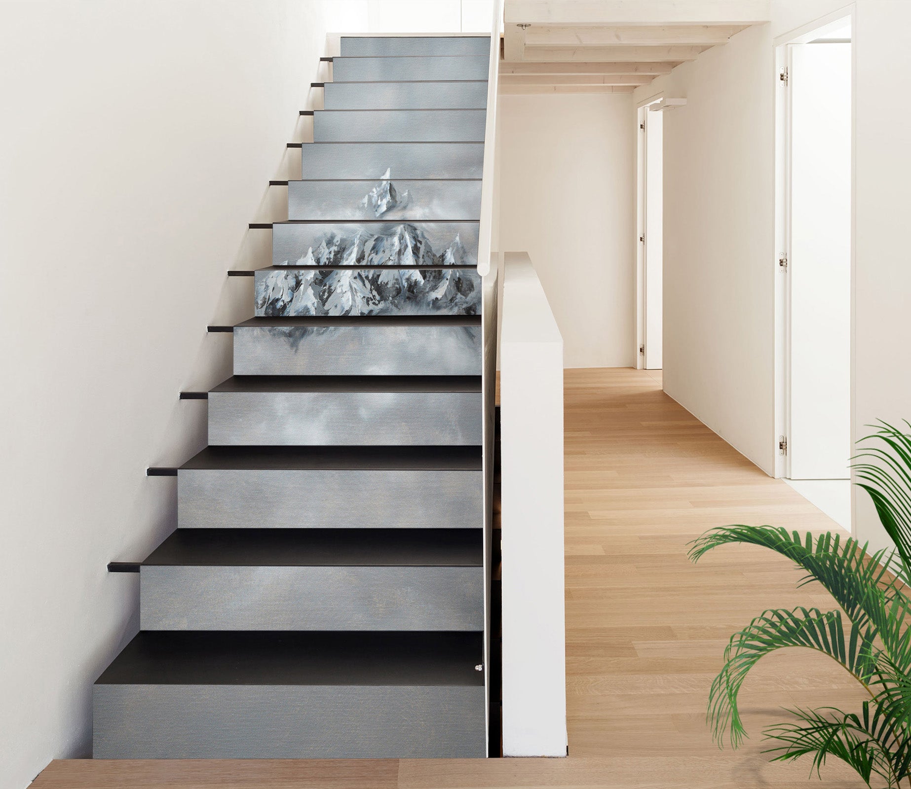 3D Mountain Peak 8824 Marina Zotova Stair Risers