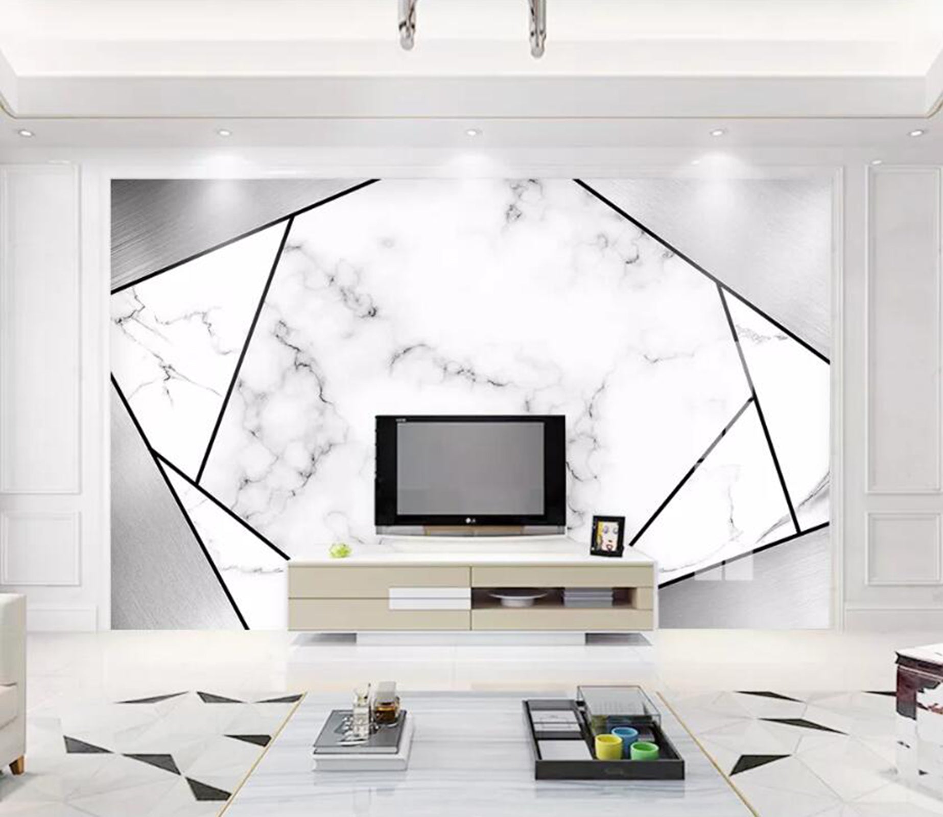 3D Irregular Pattern WC73 Wall Murals Wallpaper AJ Wallpaper 2 