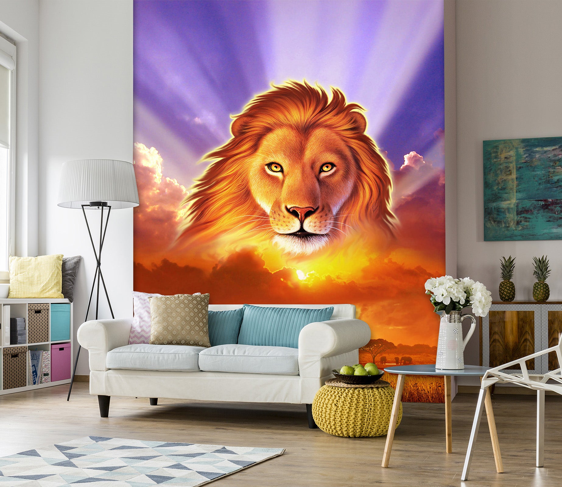 3D Lion King 1412 Jerry LoFaro Wall Mural Wall Murals