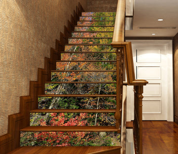 3D Jungle Forest 94113 Kathy Barefield Stair Risers