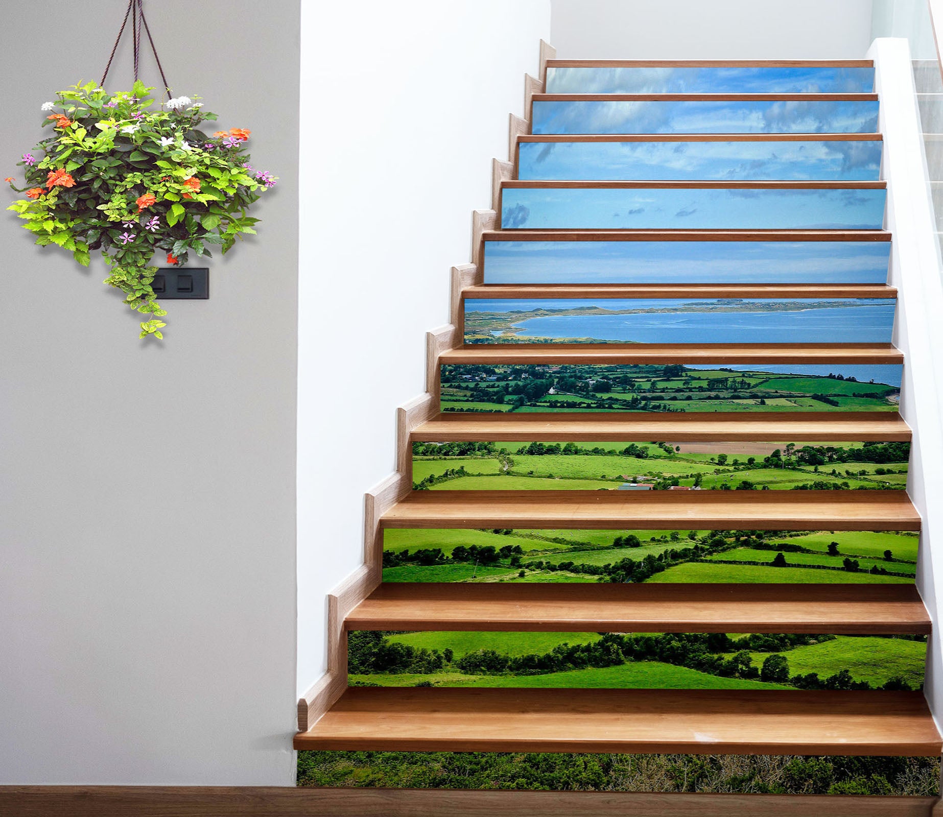 3D Grassland Lawn 94125 Kathy Barefield Stair Risers