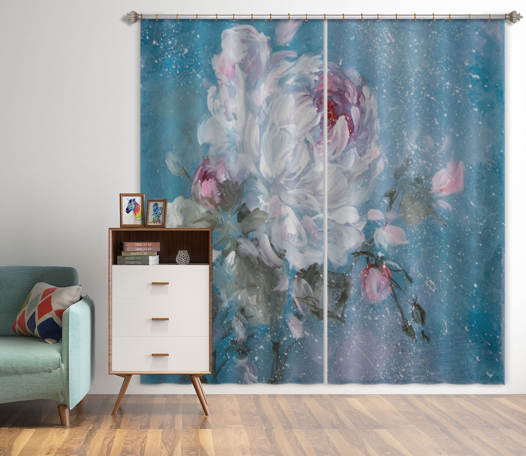 3D Flower Bud 3090 Debi Coules Curtain Curtains Drapes