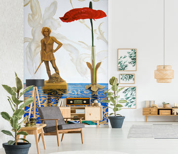 3D Portrait Statue 11124 Matthew Holden Bates Wall Mural Wall Murals