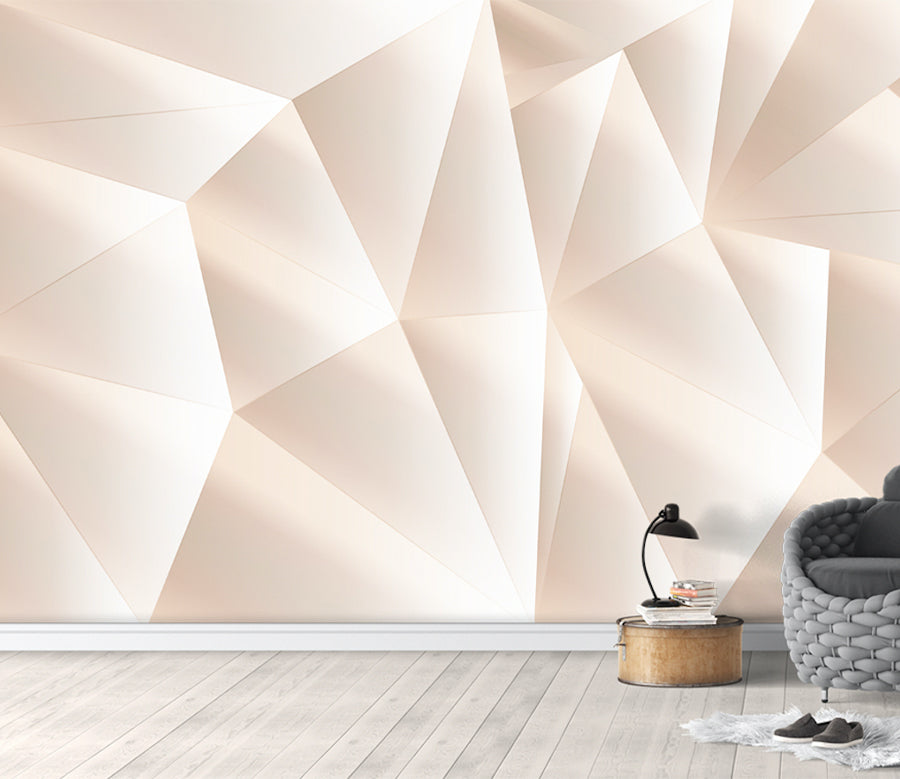 3D Pink Triangle WG114 Wall Murals