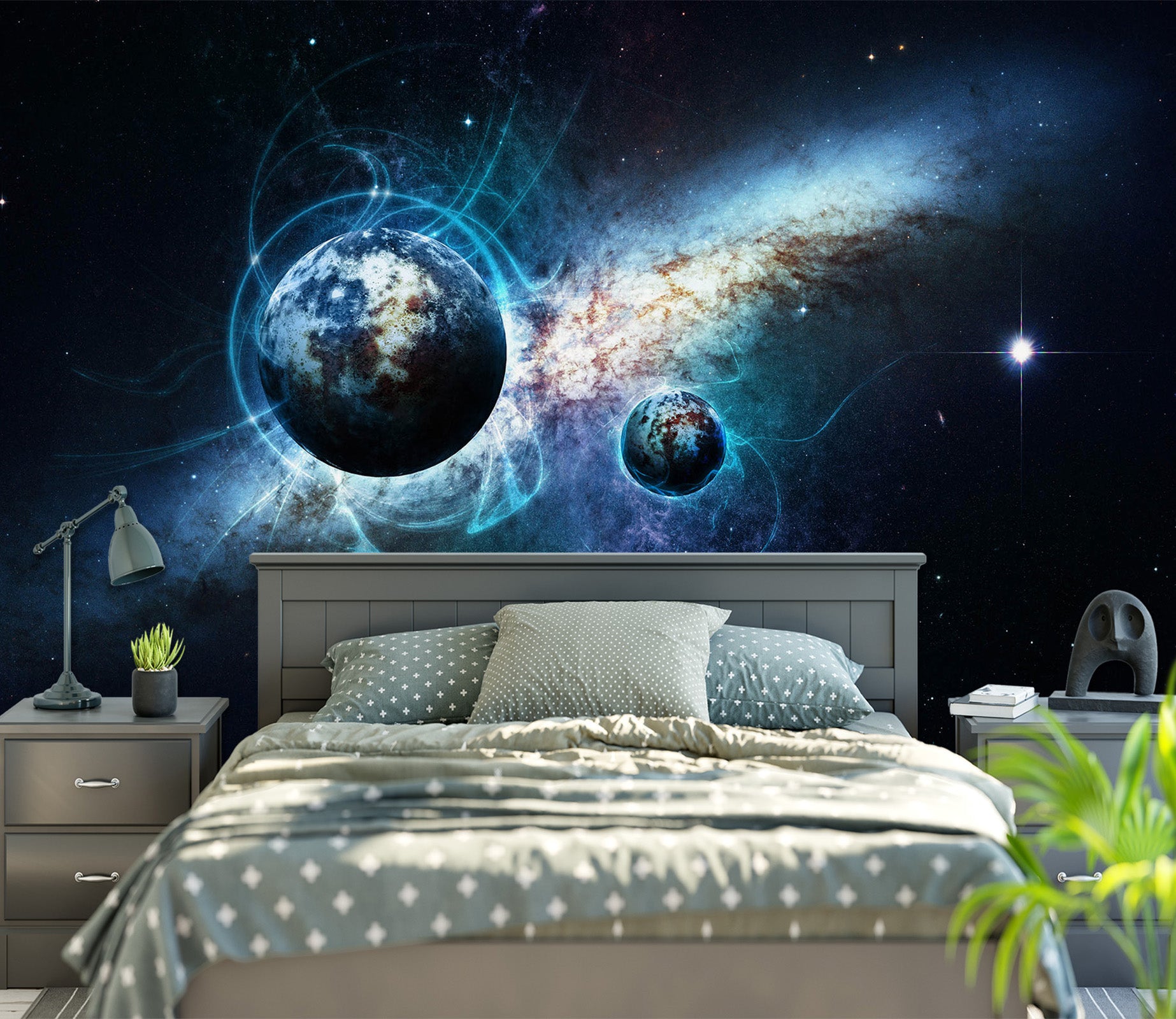 3D Planet Space 1744 Wall Murals