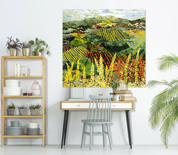 3D Wildflower Valley 131 Allan P. Friedlander Wall Sticker