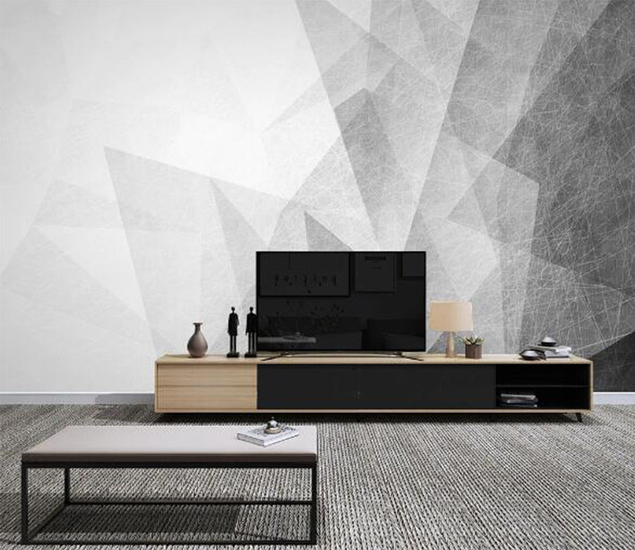 3D Sketch Triangle WC1324 Wall Murals