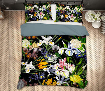 3D Color Lily 176 Uta Naumann Bedding Bed Pillowcases Quilt
