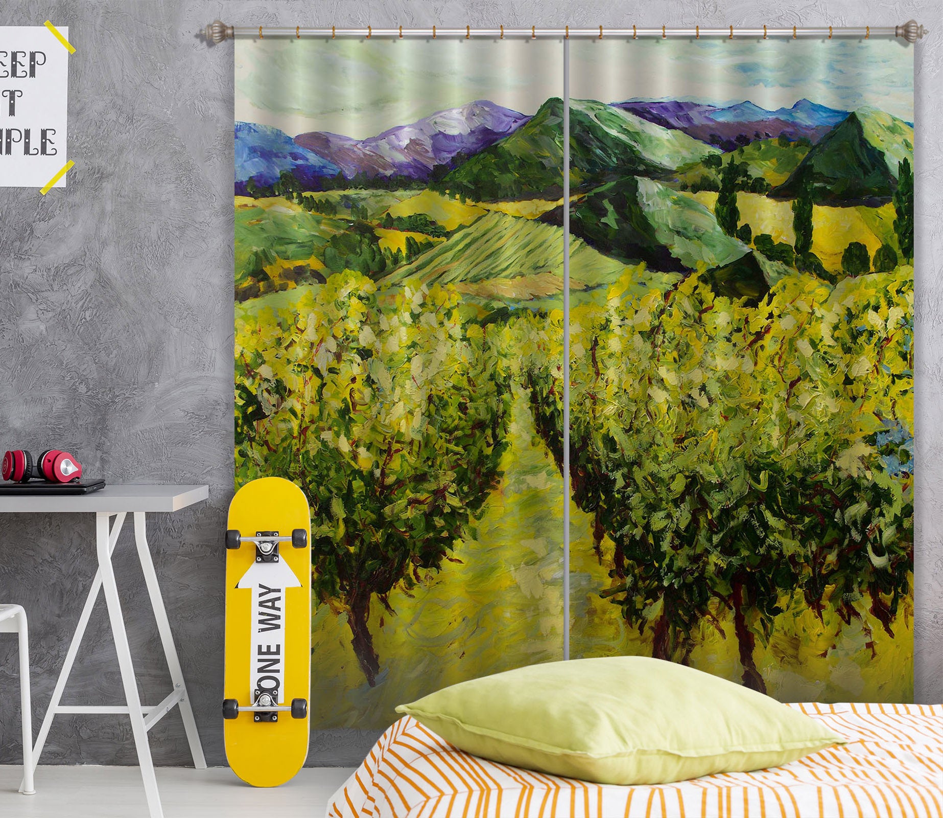 3D Forest Tree 138 Allan P. Friedlander Curtain Curtains Drapes