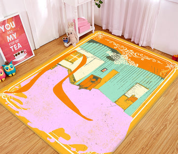 3D Cozy Room 1013 Showdeer Rug Non Slip Rug Mat
