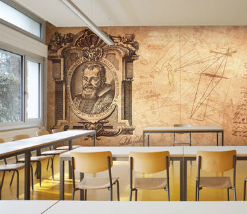 3D Great Man Letter 156 Wall Murals