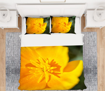 3D Yellow Flowers 62171 Kathy Barefield Bedding Bed Pillowcases Quilt