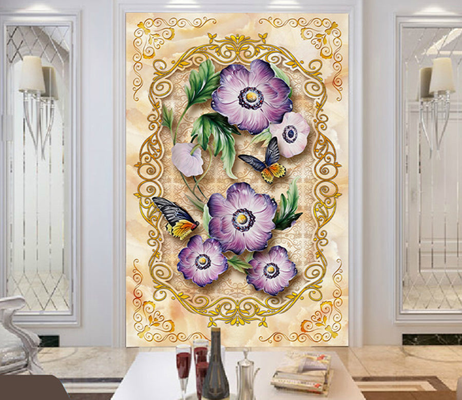 3D Morning Glory WG048 Wall Murals
