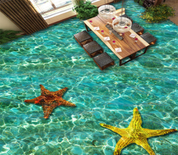3D Starfish 357 Floor Mural Wallpaper AJ Wallpaper 2 