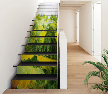 3D Lawn Hillside Trees 9054 Allan P. Friedlander Stair Risers