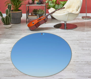 3D Blue Sky 7388 Assaf Frank Rug Round Non Slip Rug Mat