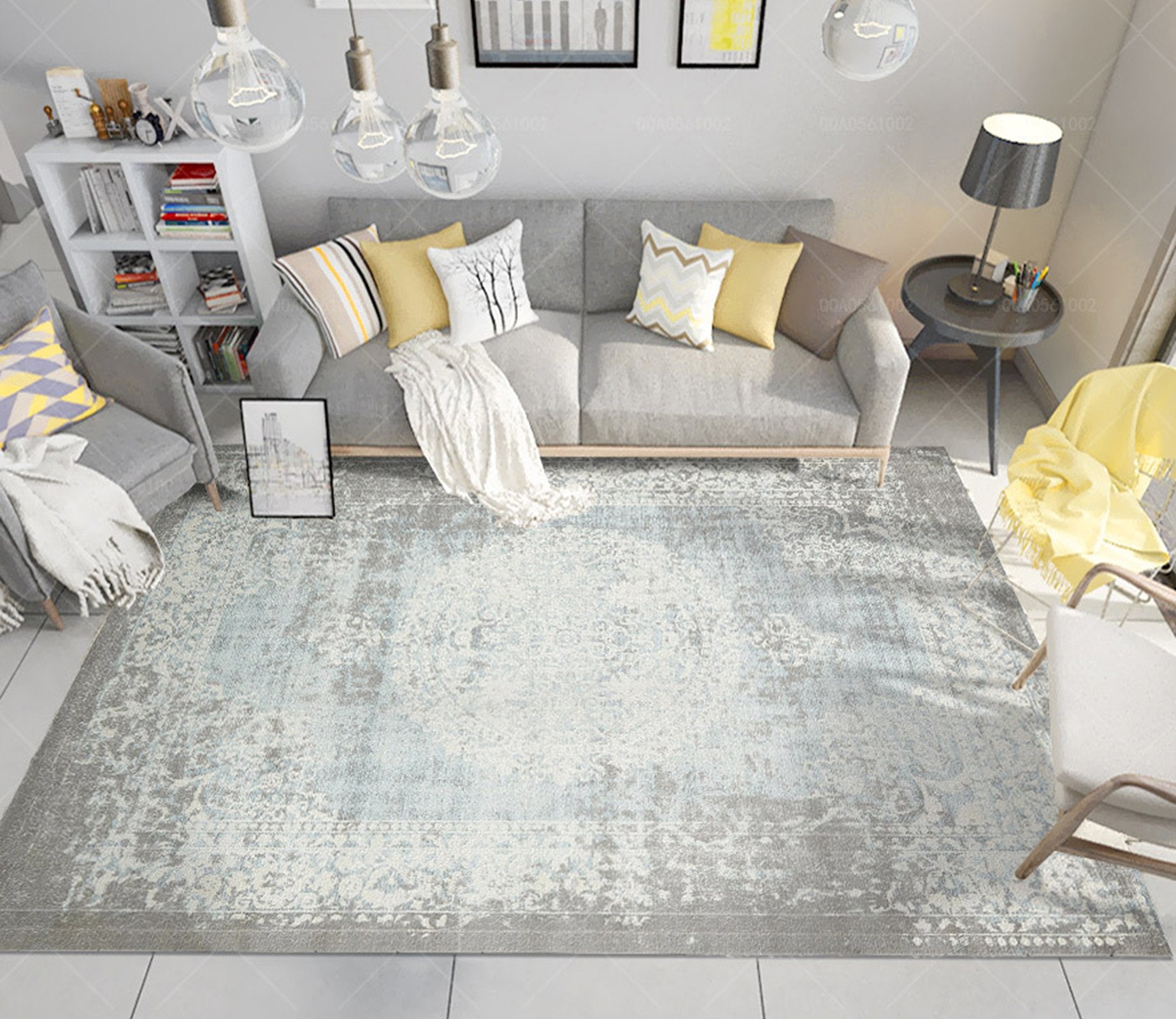 3D Color Inkjet WG200 Non Slip Rug Mat Mat AJ Creativity Home 