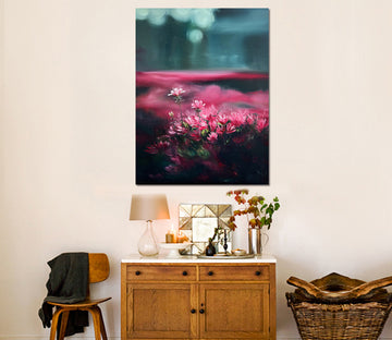 3D Pink Flowers 10067 Marina Zotova Wall Sticker