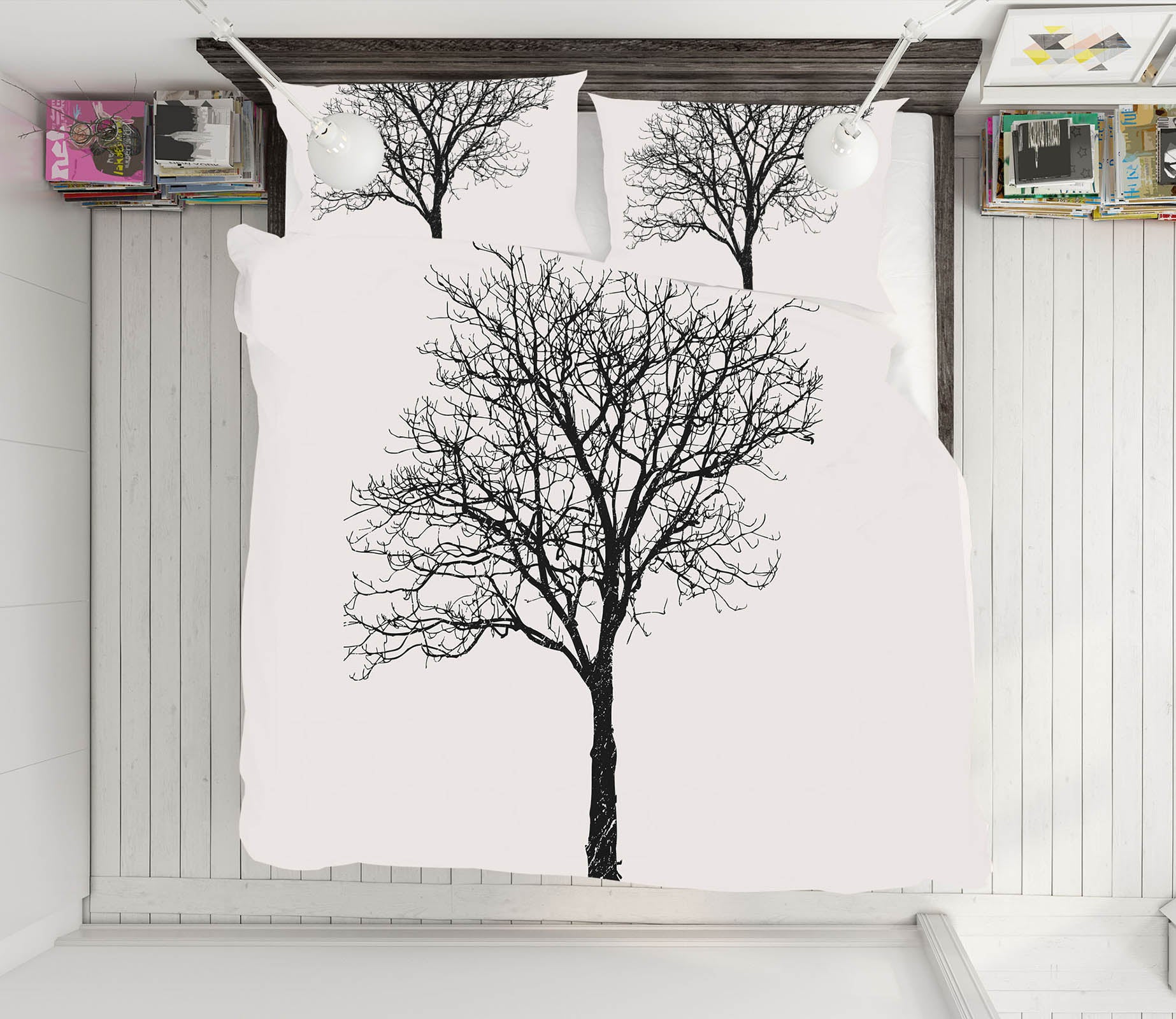 3D Black Birch 113 Boris Draschoff Bedding Bed Pillowcases Quilt