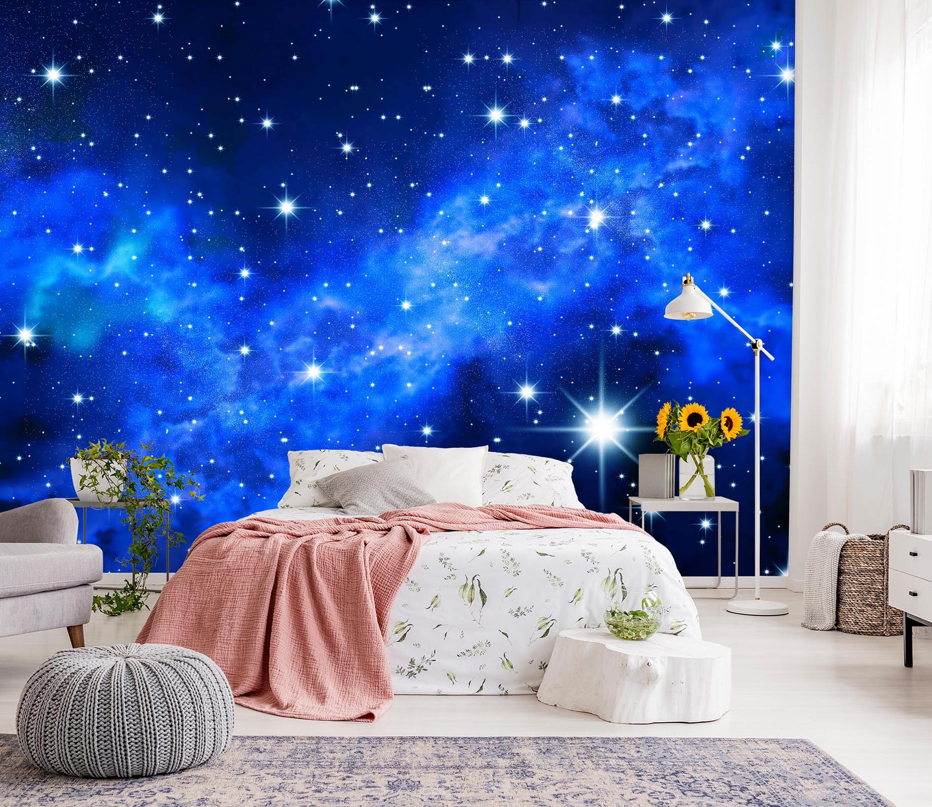 3D Galaxy Starry Sky 069 Wall Murals
