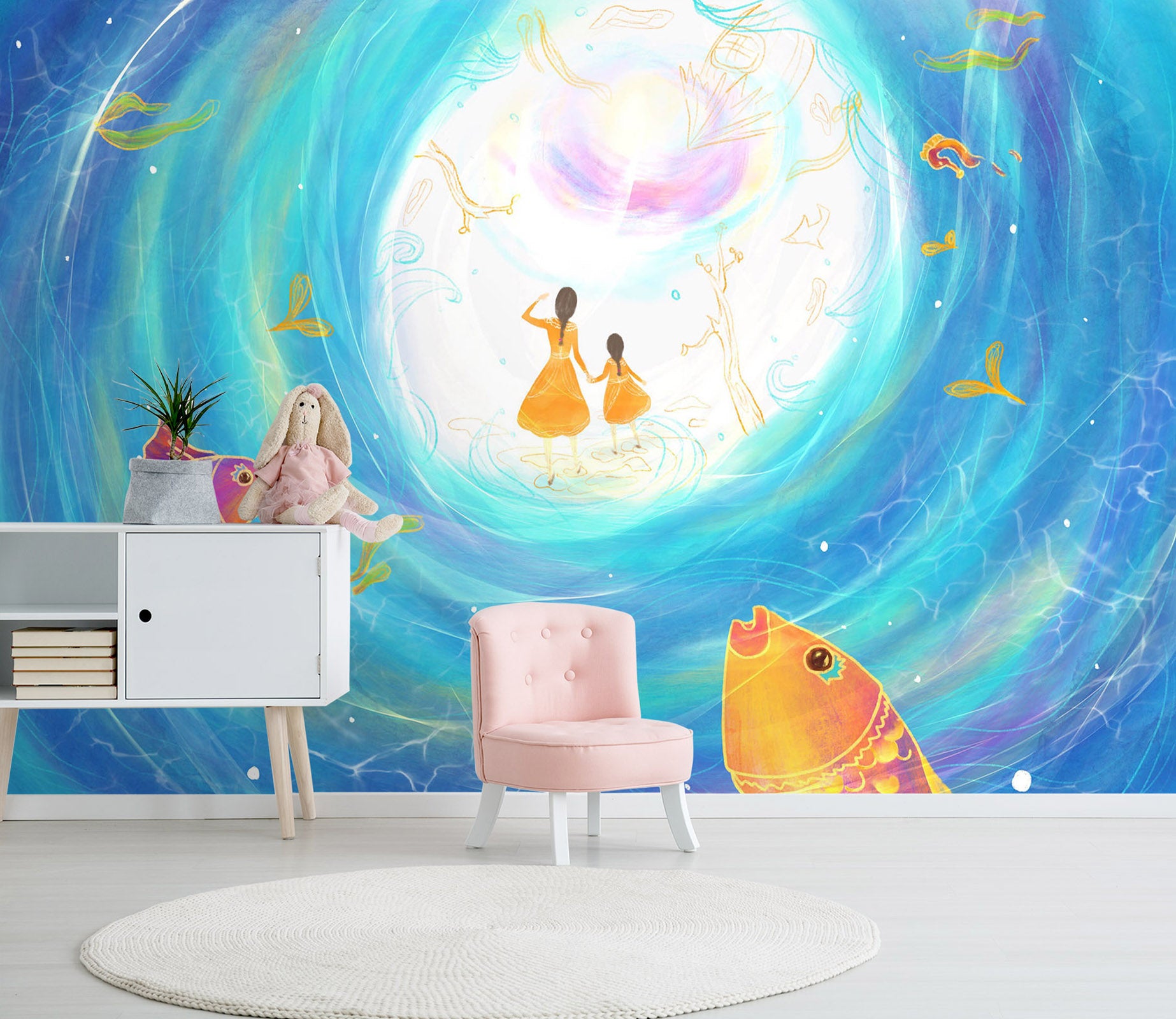 3D Illustration Child 011 Wall Murals