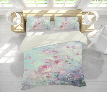 3D Flower Bush Petals 2085 Debi Coules Bedding Bed Pillowcases Quilt