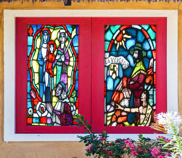 3D Religious Believer 347 Window Film Print Sticker Cling Stained Glass UV Block