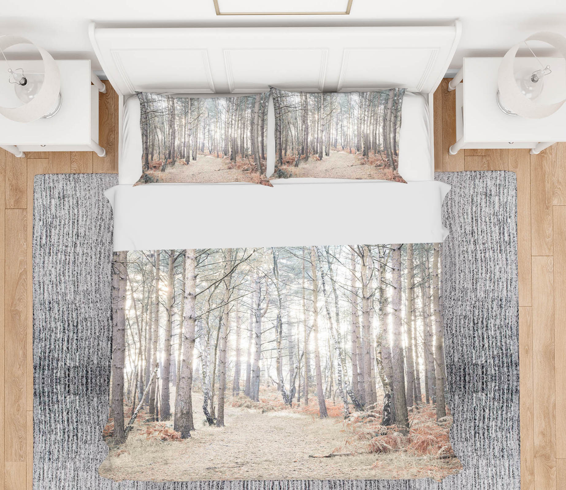 3D Winter Forest 7209 Assaf Frank Bedding Bed Pillowcases Quilt Cover Duvet Cover