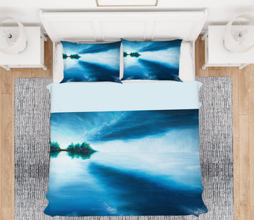 3D Lake Sky 1744 Marina Zotova Bedding Bed Pillowcases Quilt