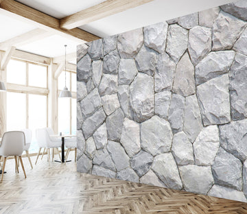 3D White Stone 1926 Wall Murals