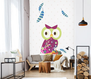 3D Playful Parrot 054 Wall Murals