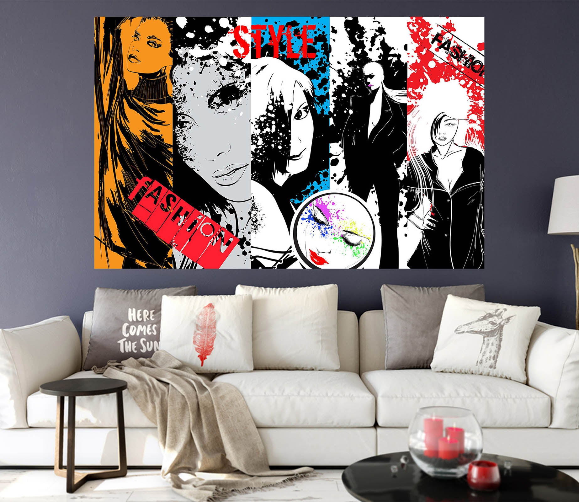 3D Black Clothes Woman 1055 Wall Sticker