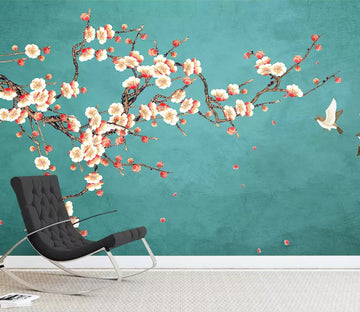 3D Magpie Flower WC25 Wall Murals Wallpaper AJ Wallpaper 2 