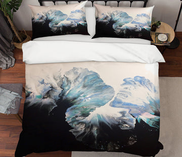 3D Black Light Blue Pattern 40051 Valerie Latrice Bedding Bed Pillowcases Quilt