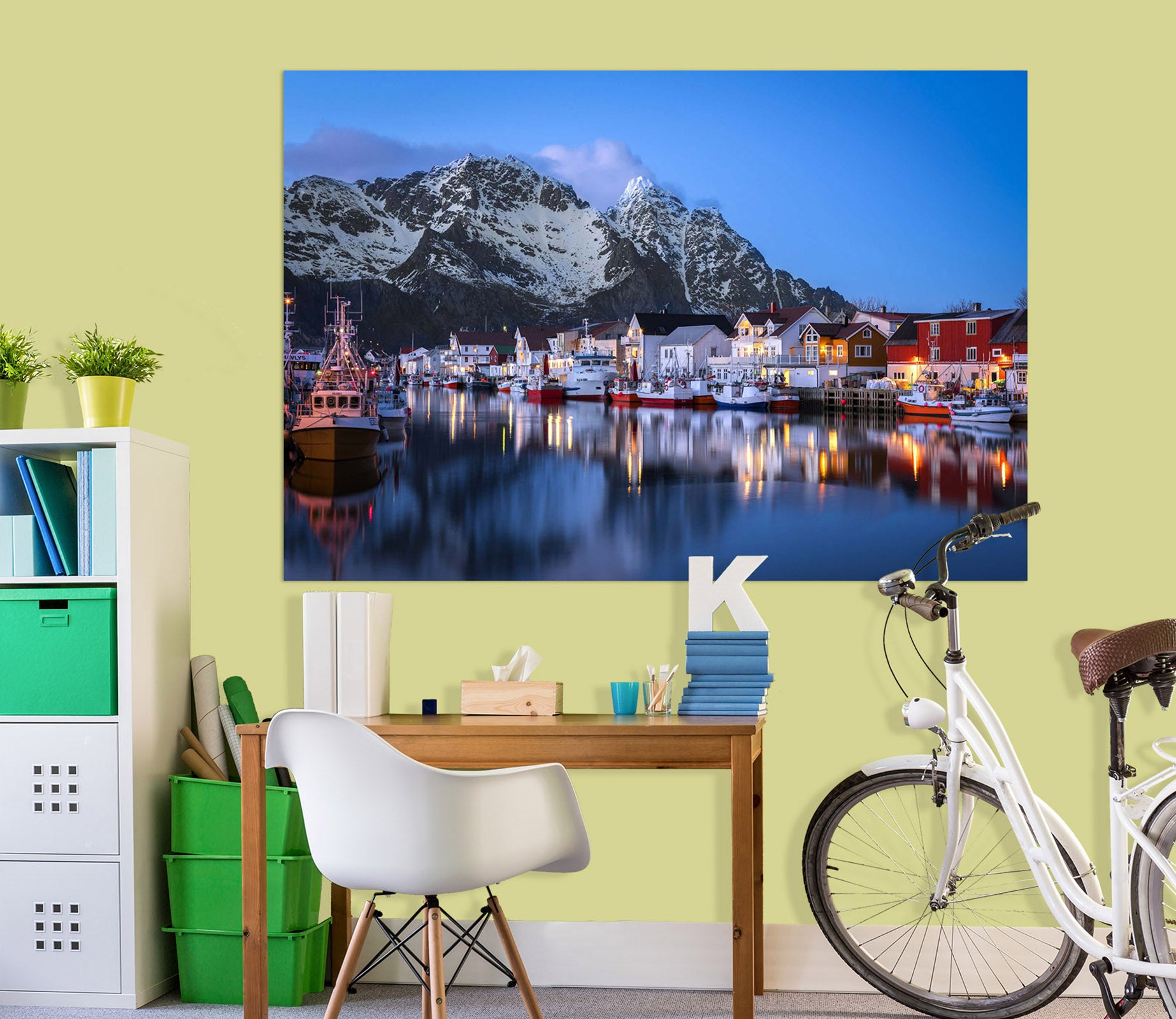 3D Water City 186 Marco Carmassi Wall Sticker