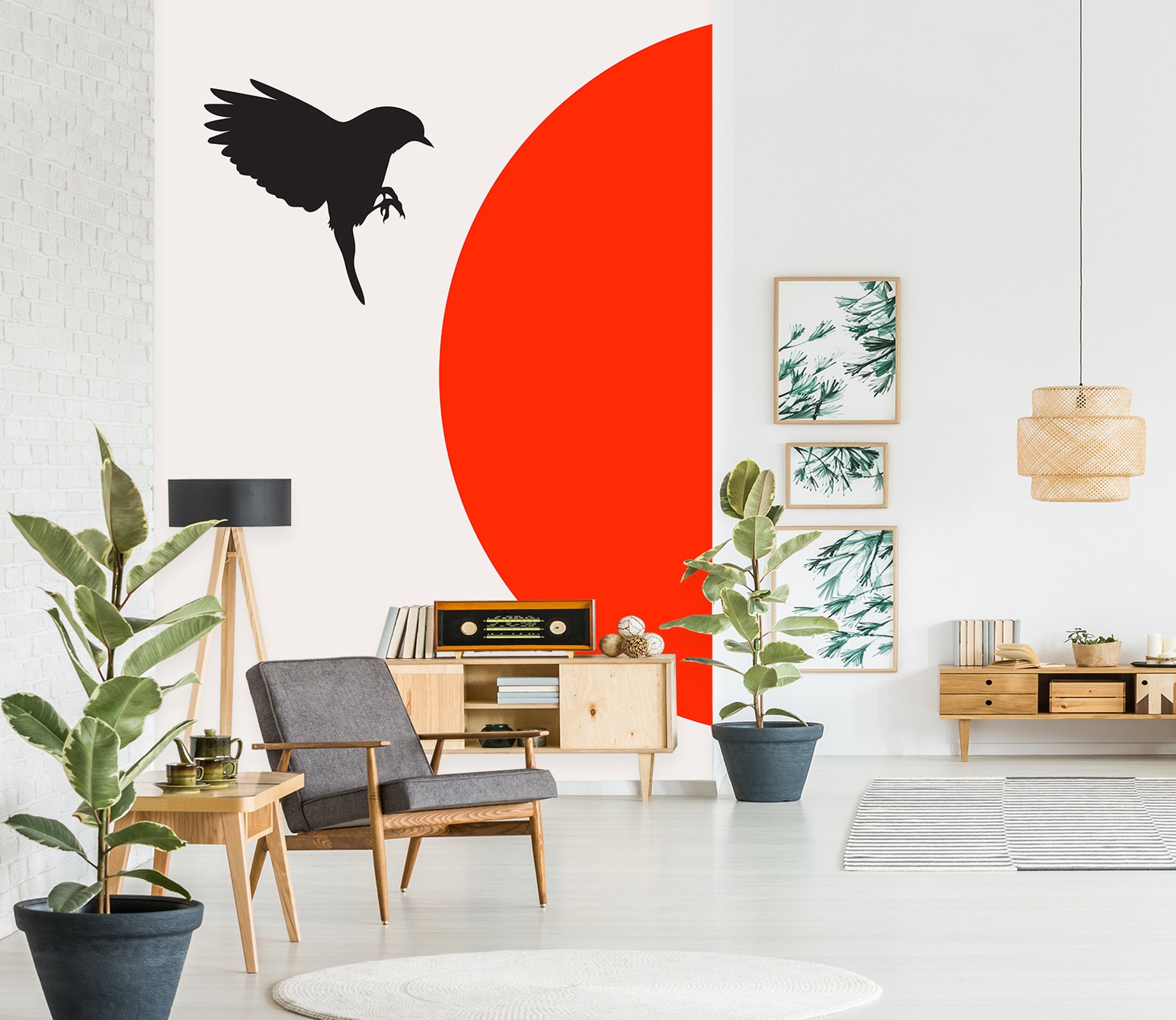 3D Black Hawk 1428 Boris Draschoff Wall Mural Wall Murals