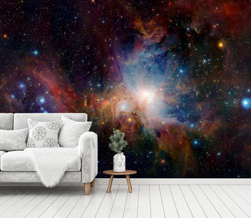 3D Galaxy Starry Sky 027 Wall Murals