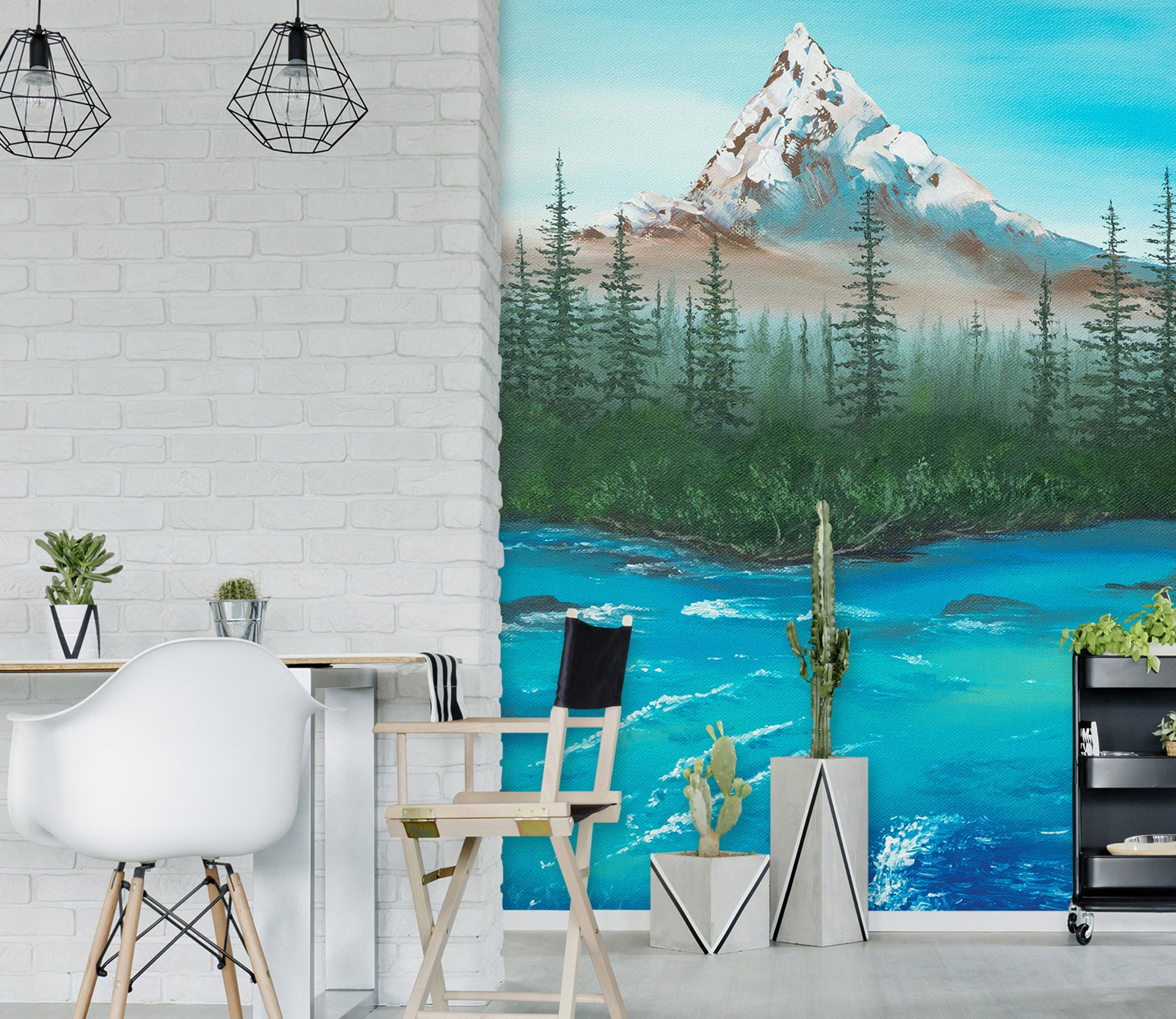 3D Iceberg River 1875 Marina Zotova Wall Mural Wall Murals