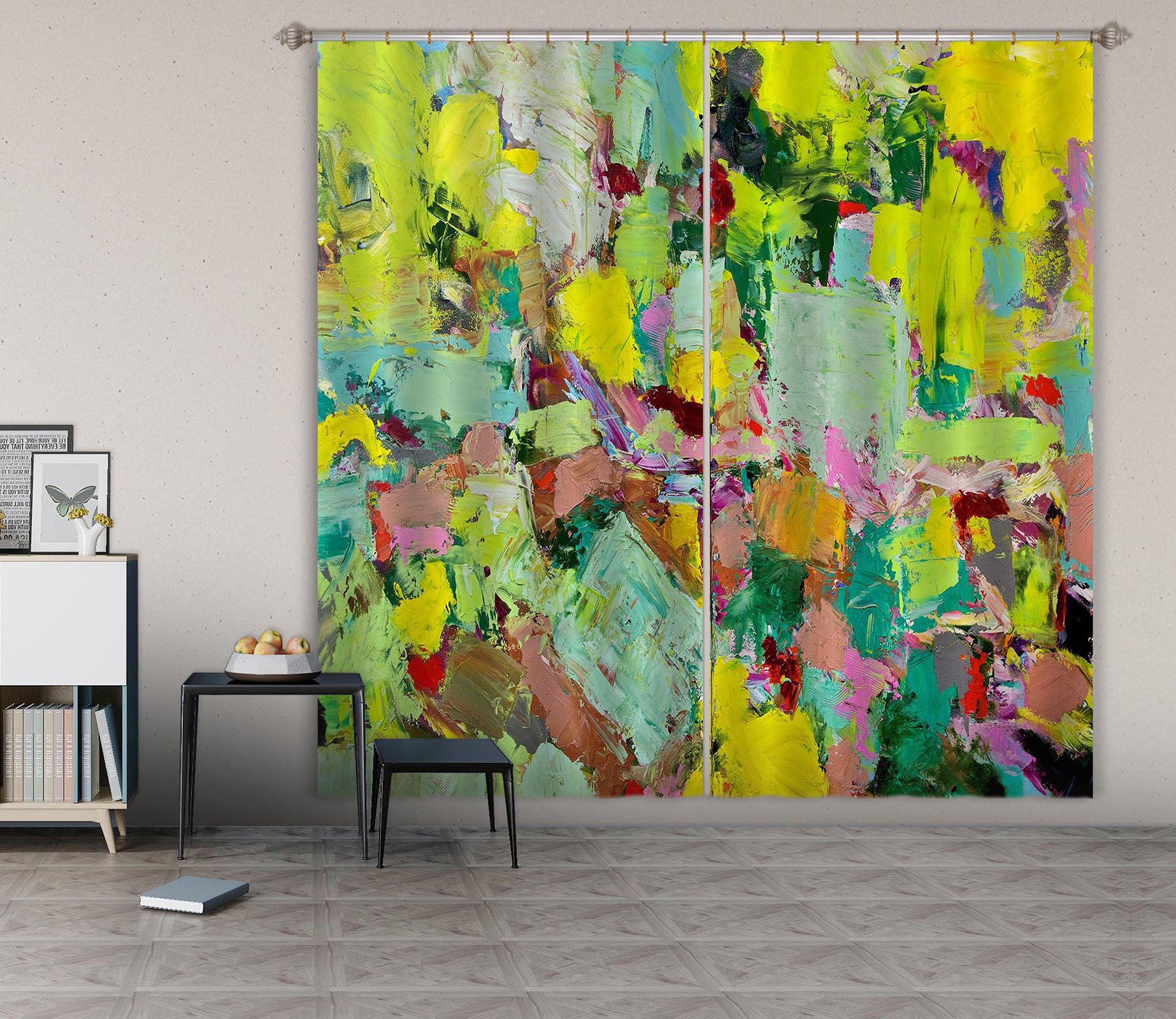 3D Light Rays 049 Allan P. Friedlander Curtain Curtains Drapes