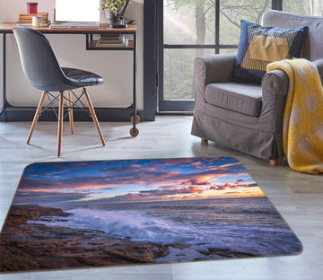 3D Sunset River 1164 Marco Carmassi Rug Non Slip Rug Mat