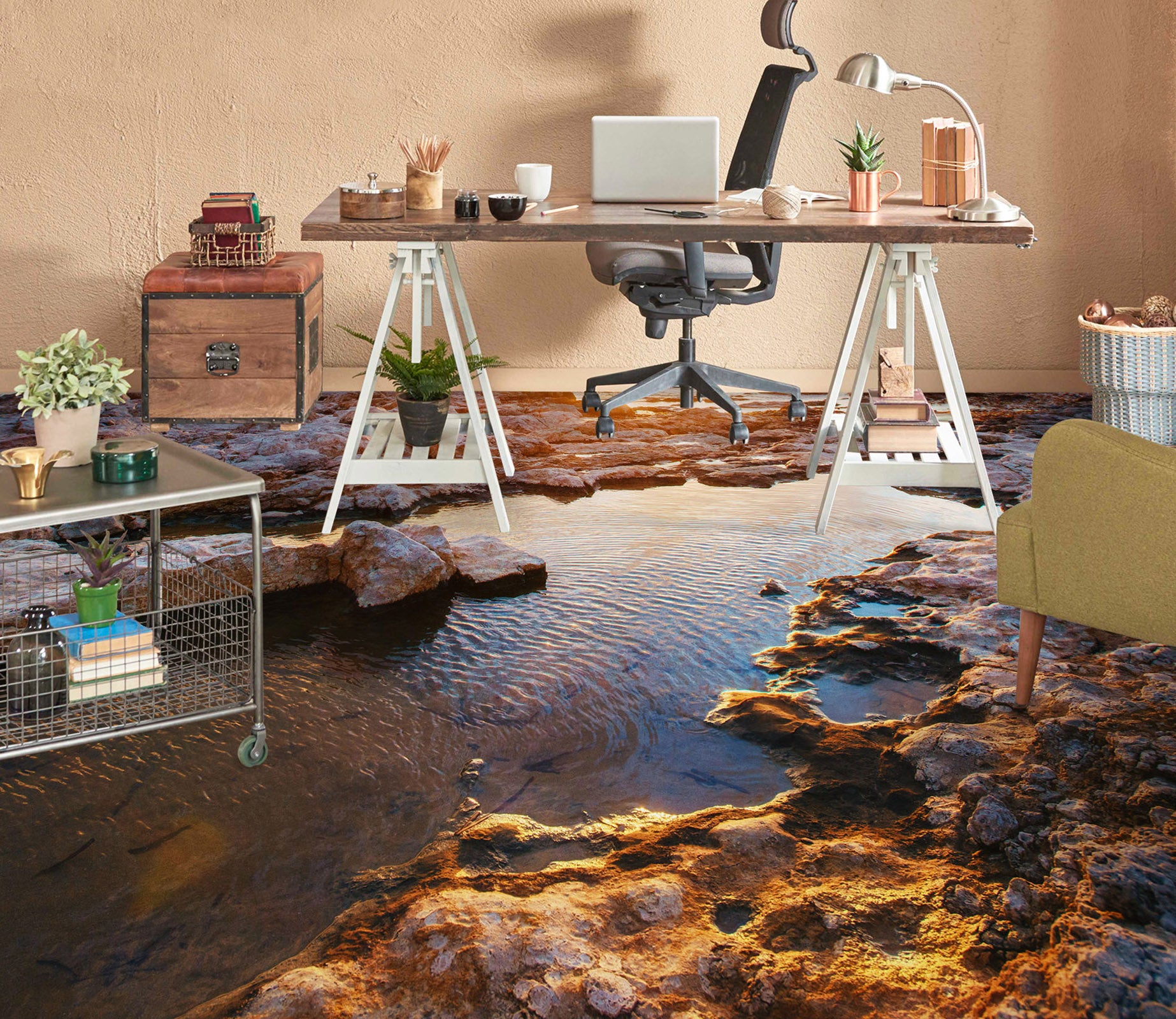 3D Calm Water Surface 1286 Floor Mural  Wallpaper Murals Self-Adhesive Removable Print Epoxy