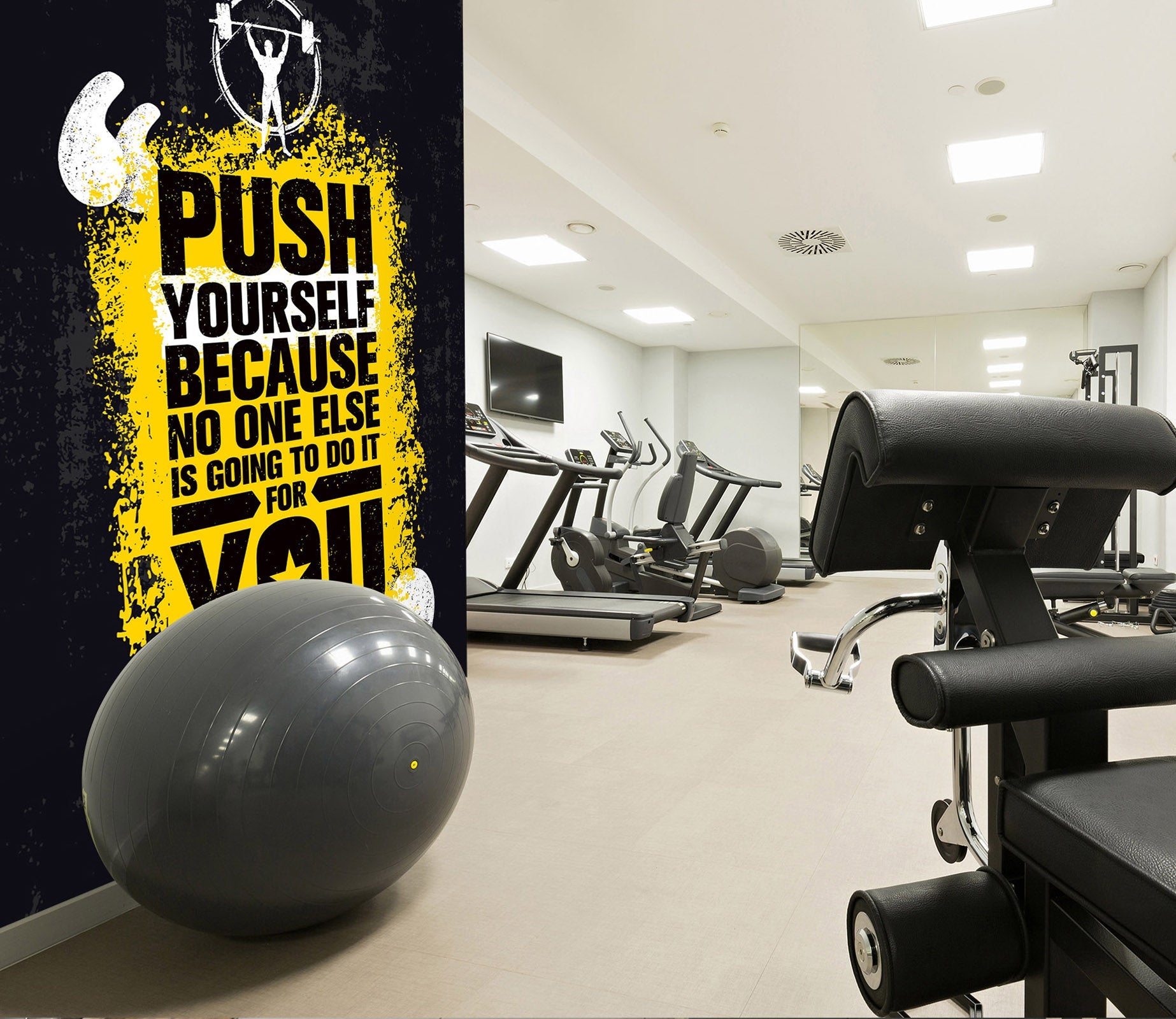 3D Fitness Encourage 0017 Wall Murals Wallpaper AJ Wallpaper 