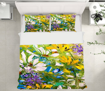 3D Yellow Flower 446 Skromova Marina Bedding Bed Pillowcases Quilt