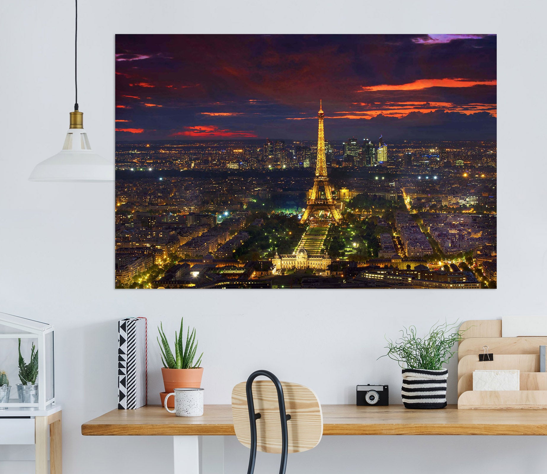 3D Night Tower 129 Marco Carmassi Wall Sticker