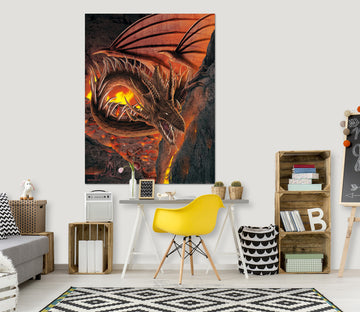 3D HellFire Dragon 042 Vincent Hie Wall Sticker